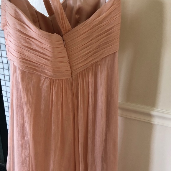 AMSALE chiffon blush dress - Picture 5 of 8